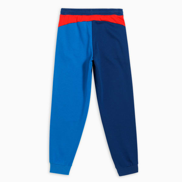 BMW MMS Kids' Regular Fit Cotton Knit Pants, Pro Blue-M Color, extralarge-IND