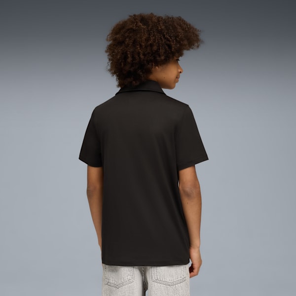Ferrari Sportswear Kids' Signature Style Polo, PUMA Black, extralarge-IND