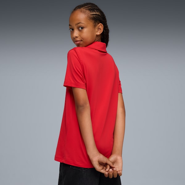 Ferrari Sportswear Kids' Signature Style Polo, Rosso Corsa, extralarge-IND
