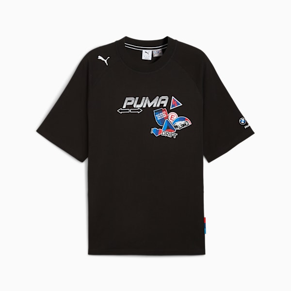 BMW M Motorsport Sticker Tee Men, PUMA Black, extralarge