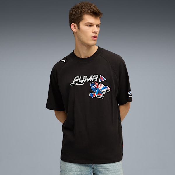 BMW M Motorsport Sticker Tee Men, PUMA Black, extralarge