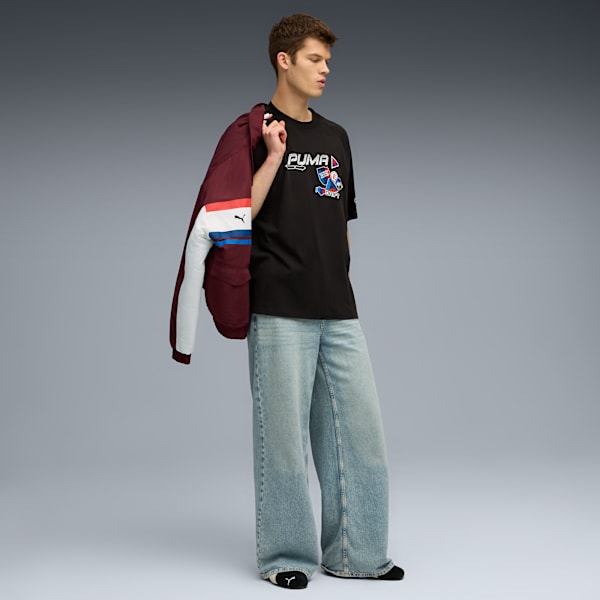 BMW M Motorsport Sticker Tee Men, PUMA Black, extralarge