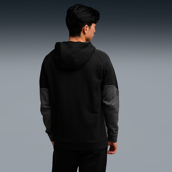 BMW M Motorsport PUMATECH Men's Full-Zip Hoodie, PUMA Black, extralarge-IND