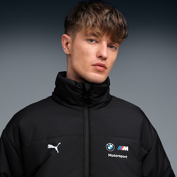 BMW M Motorsport Essentials Men's Puffer Jacket, PUMA Black, extralarge-IND