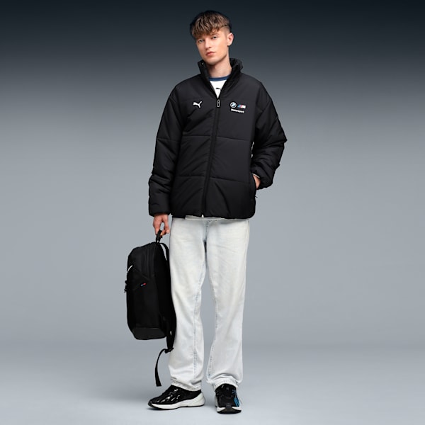 BMW M Motorsport Essentials Men's Puffer Jacket, PUMA Black, extralarge-IND