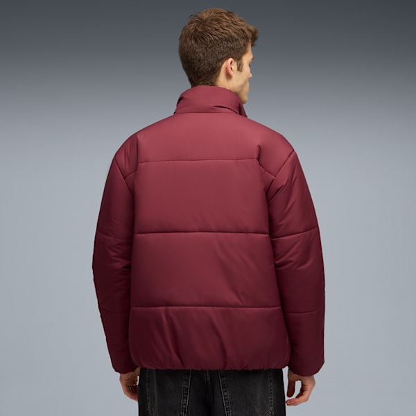 BMW M Motorsport Essentials Men's Puffer Jacket, Ruby Shimmer, extralarge-IND