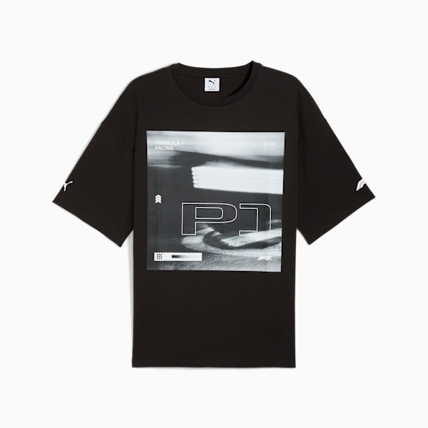 F1 Lifestyle Racing Tee Men, PUMA Black, extralarge