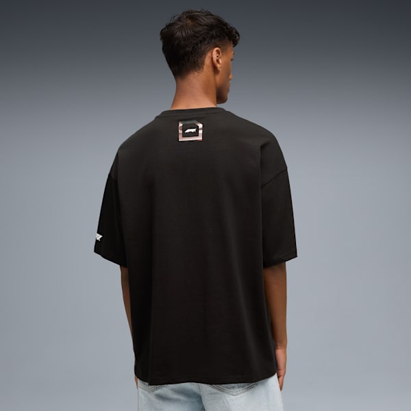 F1 Lifestyle Racing Tee Men, PUMA Black, extralarge