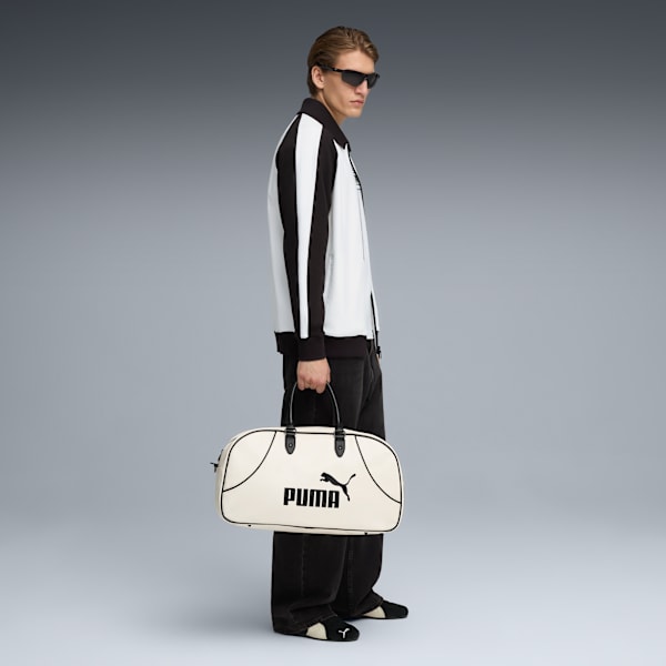T7 Relaxed Wing Collar Track Jacket Unisex, PUMA White-PUMA Black, extralarge-GBR