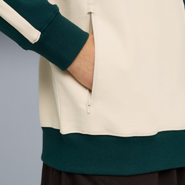 Veste de course décontractée T7 Unisexe, Alpine Snow-Green Terrain, extralarge