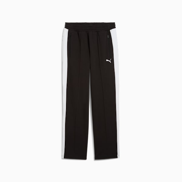 T7 Relaxed Jacquard Track Pants Unisex, PUMA Black-PUMA White, extralarge-GBR