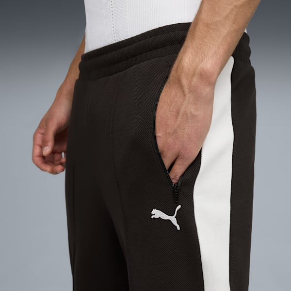 T7 Relaxed Jacquard Track Pants Unisex, PUMA Black-PUMA White, extralarge-GBR
