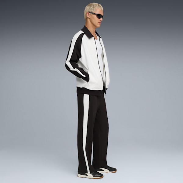 T7 Relaxed Jacquard Track Pants Unisex, PUMA Black-PUMA White, extralarge-GBR