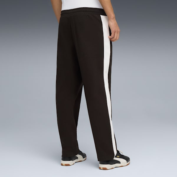 T7 Relaxed Jacquard Track Pants Unisex, PUMA Black-PUMA White, extralarge-GBR