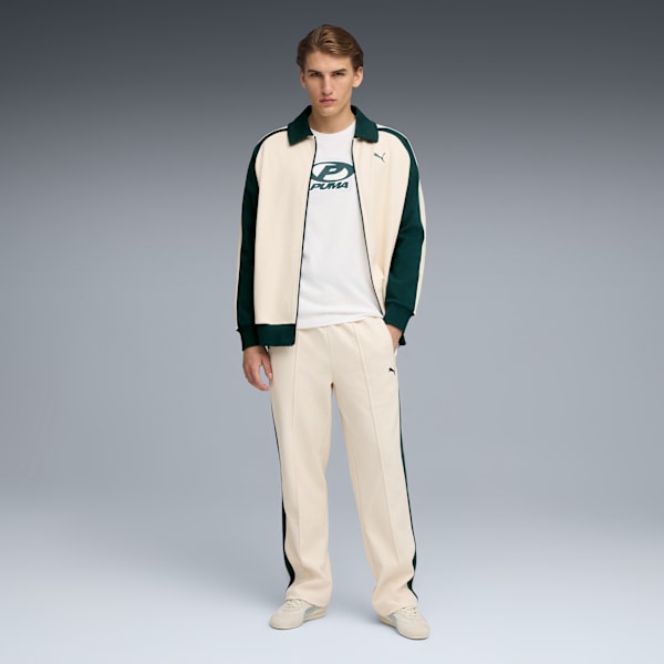 T7 Relaxed Track Pants Unisex, Alpine Snow-Green Terrain, extralarge