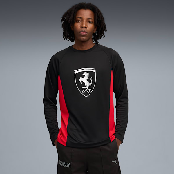 Scuderi Ferrari HP Lifestyle Long Sleeve Tee Men, PUMA Black, extralarge