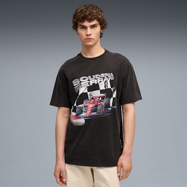 Ferrari Graphic Tee II Men, PUMA Black, extralarge