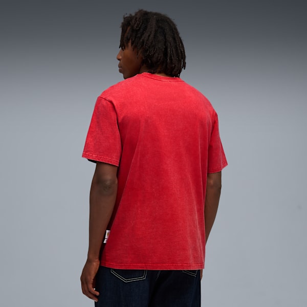 Playera estampada Ferrari II para hombre, Rosso Corsa, extralarge