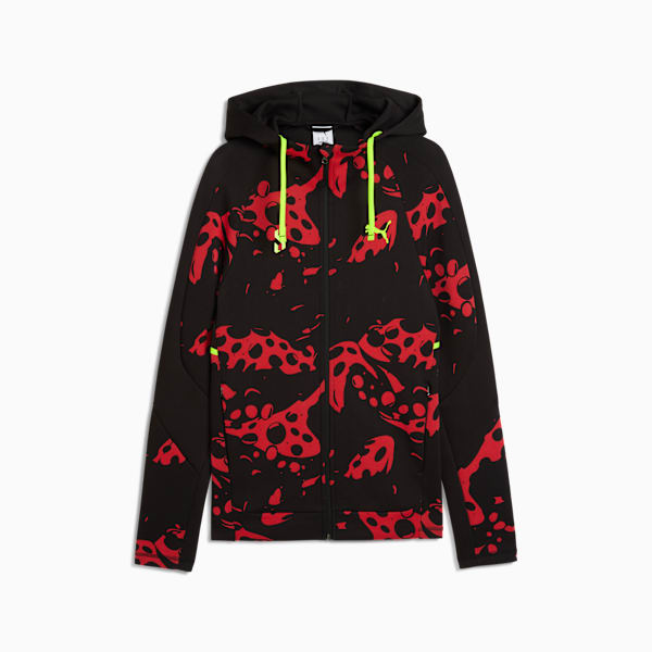 Scoot Lab Evostripe Cross Jacket Men, For All Time Red-PUMA Black-AOP, extralarge