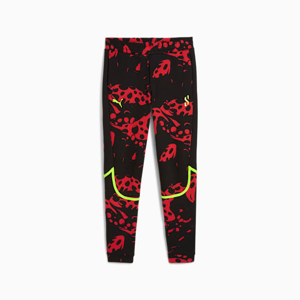 Pants Scoot Lab Evostripe para hombre, For All Time Red-PUMA Black-AOP, extralarge