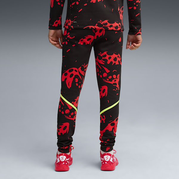 Pants Scoot Lab Evostripe para hombre, For All Time Red-PUMA Black-AOP, extralarge