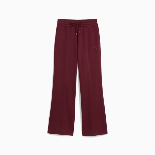 HER Comfort High-Waist Straight Pants Women, Ruby Shimmer, extralarge-GBR