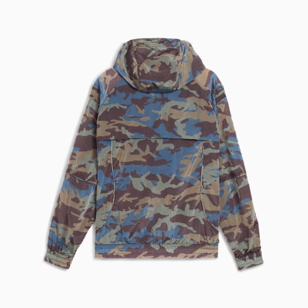 CLRT All-Over Print Ripstop Jacket Unisex, Raisin, extralarge