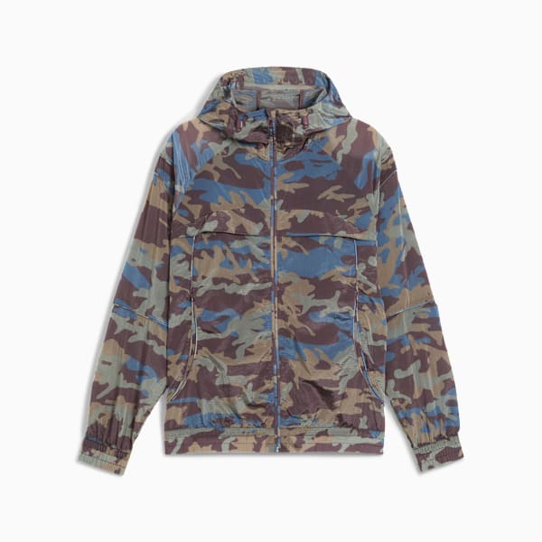 CLRT All-Over Print Ripstop Jacket Unisex, Raisin, extralarge