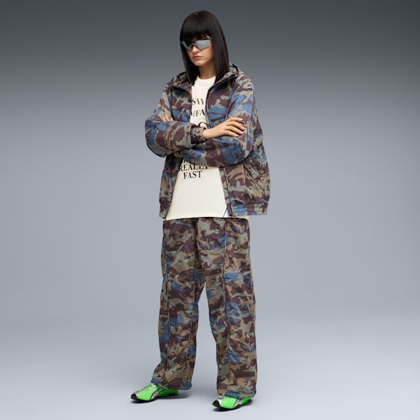 CLRT All-Over Print Ripstop Jacket Unisex, Raisin, extralarge