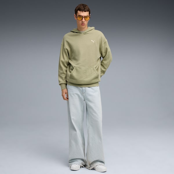 PUMA Class Pinnacle Men's Cotton Hoodie, Lux Army, extralarge-IND