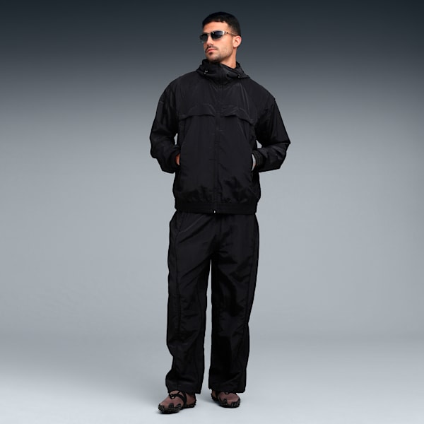 CLRT Oversized Ripstop Hooded Jacket, PUMA Black, extralarge-IND