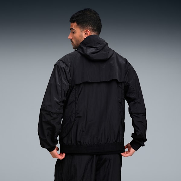 CLRT Oversized Ripstop Hooded Jacket, PUMA Black, extralarge-IND