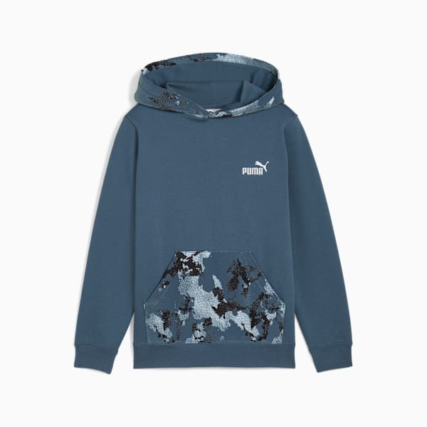 Essentials Camo Hoodie Youth, Dark Indigo, extralarge-GBR