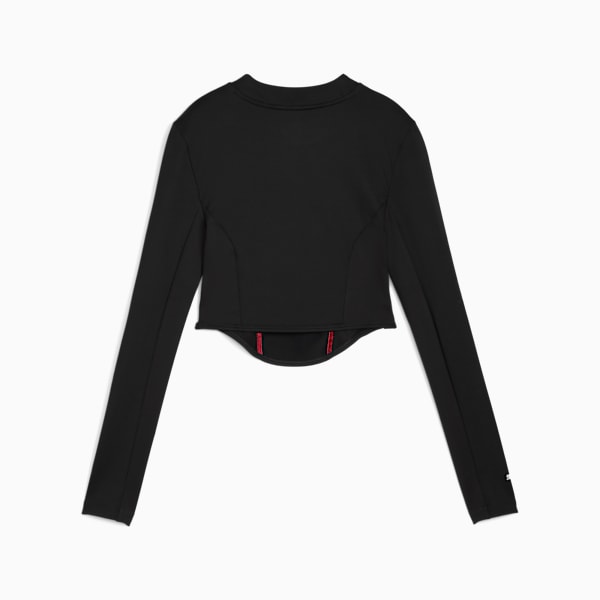 F1® Wmns LR LS Corset Top Women, PUMA Black, extralarge