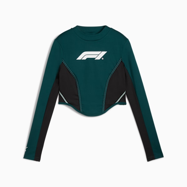 F1® Wmns LR LS Corset Top Women, Green Terrain, extralarge