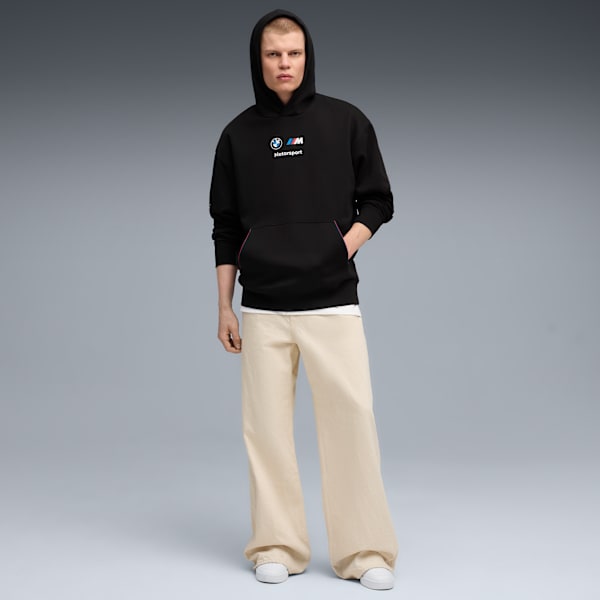 BMW M Motorsport Essentials Fleece Hoodie Men, PUMA Black, extralarge-GBR