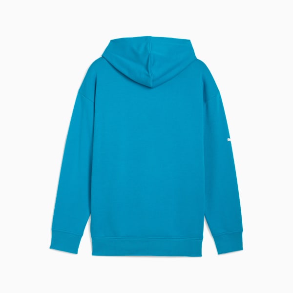 BMW M Motorsport Essentials Fleece Hoodie Men, Tropical Blue, extralarge