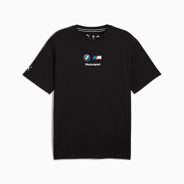 BMW M Motorsport Essentials Logo Tee Men, PUMA Black, extralarge-GBR
