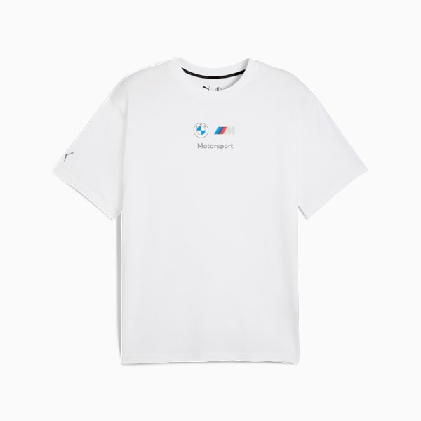 BMW M Motorsport Essentials Logo Tee Men, PUMA White, extralarge-GBR