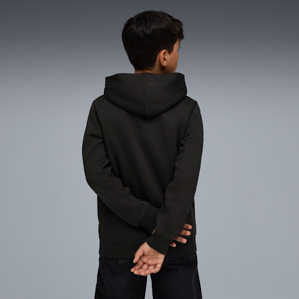 BMW M Motorsport Essentials Big Kids' Motorsport Hoodie, PUMA Black, extralarge-IND