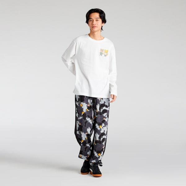 ユニセックス NEKO-san x DYLAN グラフィック 長袖 Tシャツ, PUMA White, extralarge-JPN