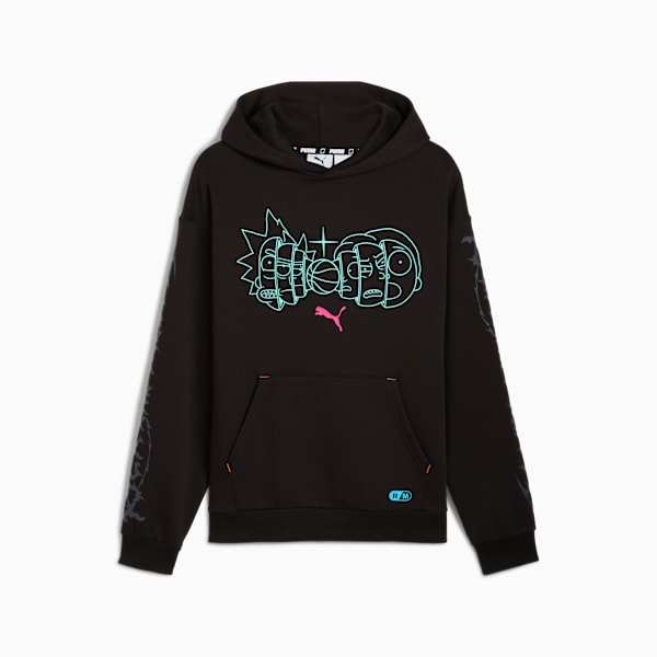 PUMA x RICK AND MORTY Hoodie Men, PUMA Black, extralarge-GBR