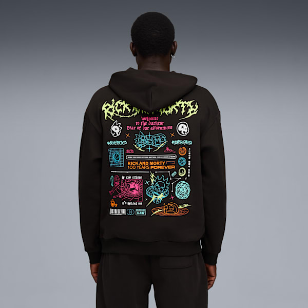 PUMA x RICK AND MORTY Hoodie Men, PUMA Black, extralarge-GBR