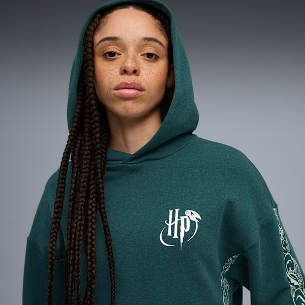 PUMA HOOPS x HARRY POTTER™ Hoodie Women, Green Terrain-heather, extralarge