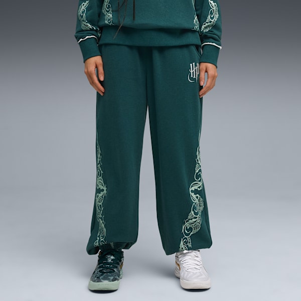 PUMA HOOPS x HARRY POTTER™ Sweatpants Women, Green Terrain-heather, extralarge