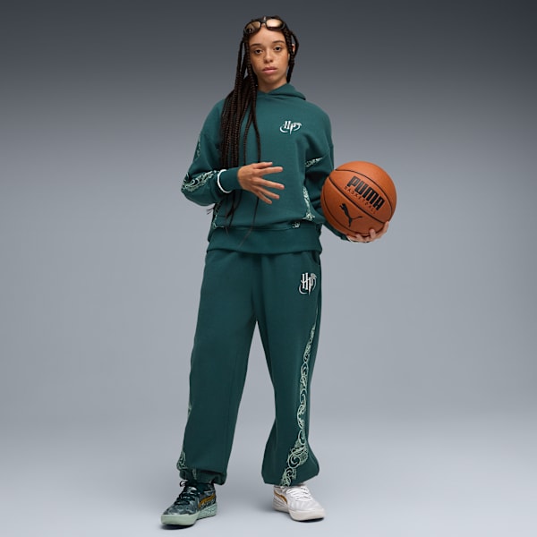 PUMA HOOPS x HARRY POTTER™ Sweatpants Women, Green Terrain-heather, extralarge