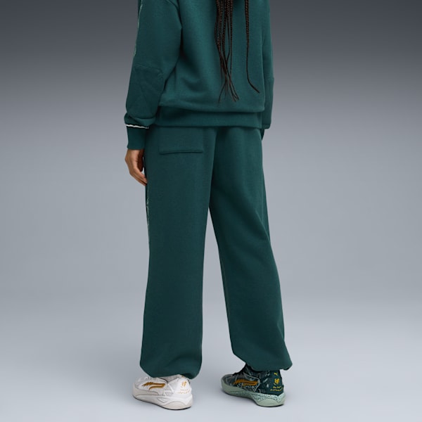 PUMA HOOPS x HARRY POTTER™ Sweatpants Women, Green Terrain-heather, extralarge