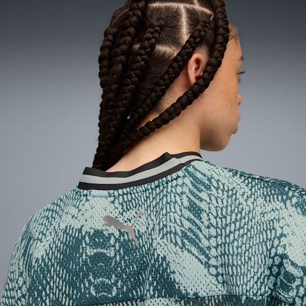 PUMA HOOPS x HARRY POTTER™ Jersey Women, Green Terrain-AOP, extralarge