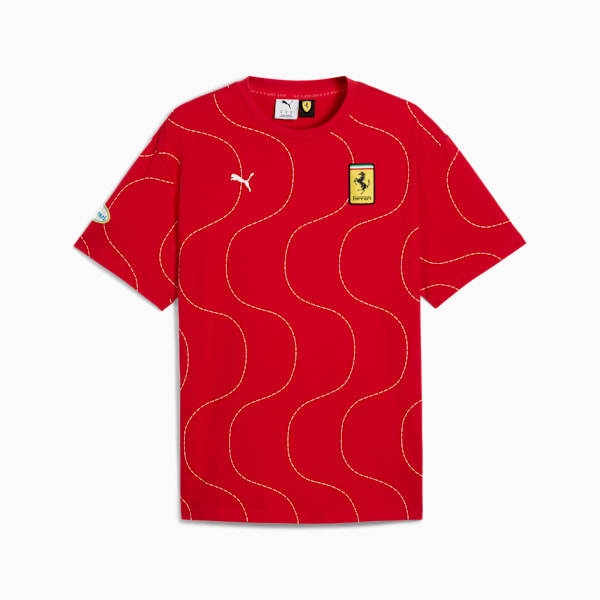 Scuderia Ferrari Monza Men's Graphic Tee, Rosso Corsa, extralarge