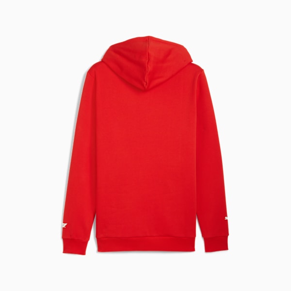 Sudadera con capucha estampada con logo F1® Essentials para hombre, Pop Red, extralarge